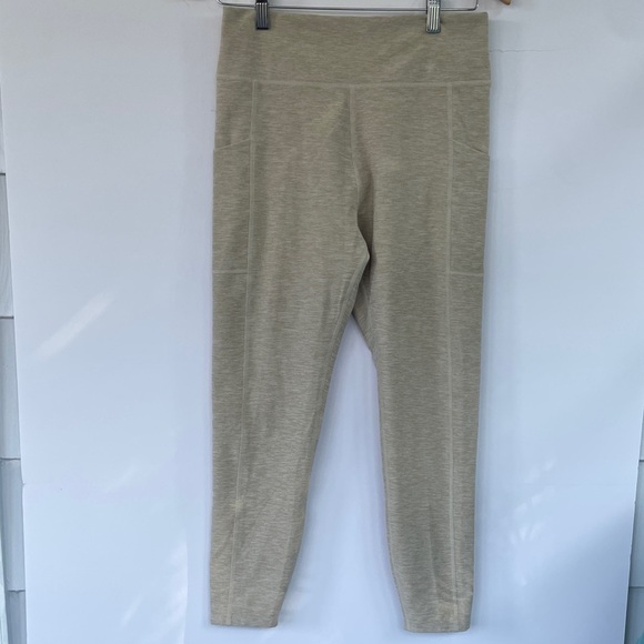 Abercrombie & Fitch Heather Light Tan Leggings Medium - Picture 1 of 17